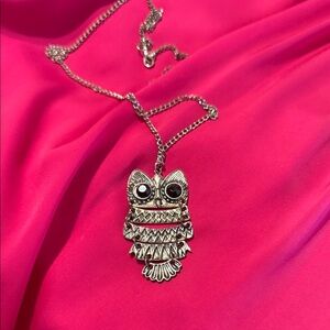 Articulated Owl Pendant Necklace
